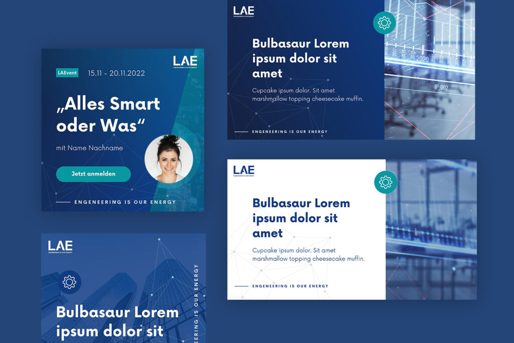 Grafikdesign für LAE Engineering